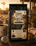 Shop Heritage Roast K-Cups by Ruthie Mae Coffee Co. A balanced medium roast coffee pod with smooth, classic flavor. Compatible with Keurig® brewers.

